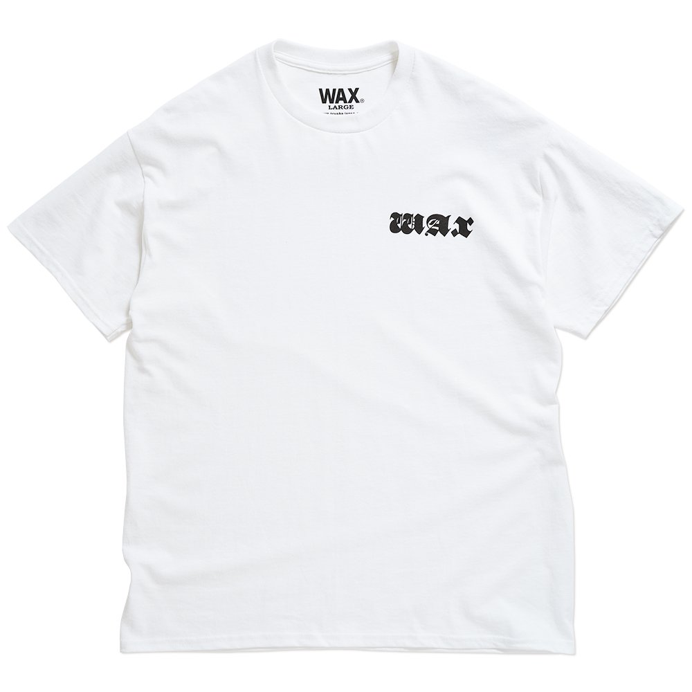 WAX ( ワックス ) Tシャツ OLD ENGLISH TEE ( WHITE ) WX-0287