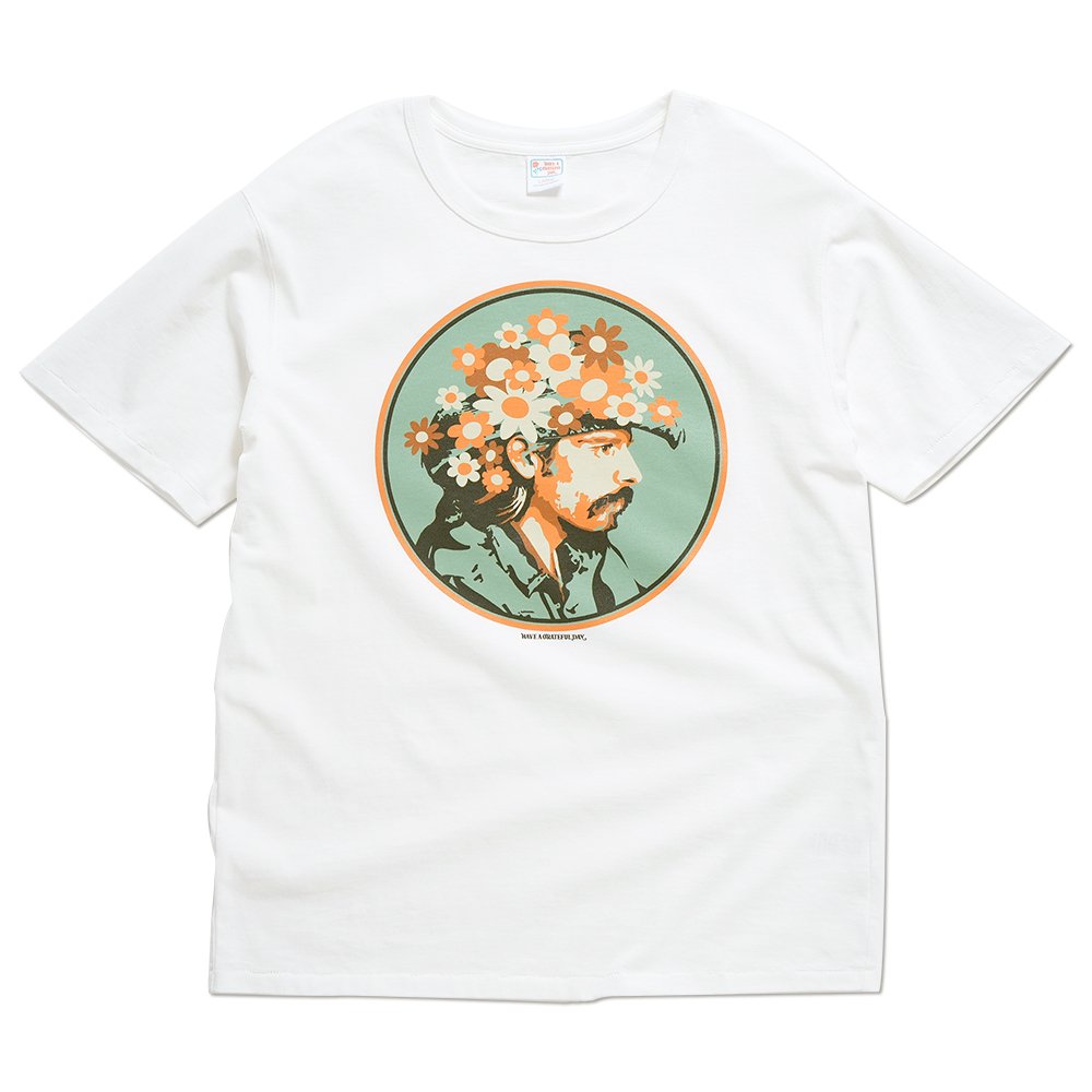 HAVE A GRATEFUL DAY ( ハブアグレイトフルデイ ) Tシャツ FLOWERING TEE #2 ( ORANGE ) GDC0212FLWR
