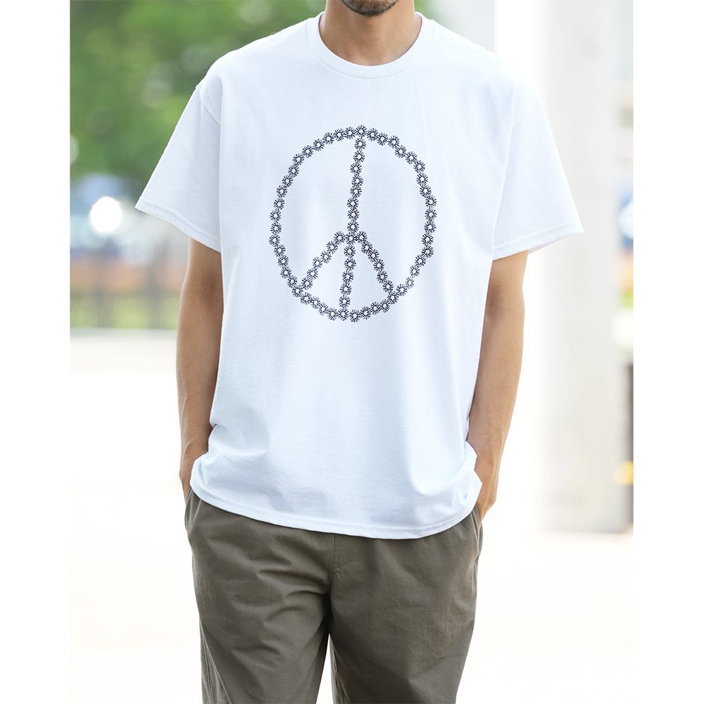 WAX ( ワックス ) Tシャツ PEACE S/S TEE ( WHITE ) WX-0285 - JAU ...