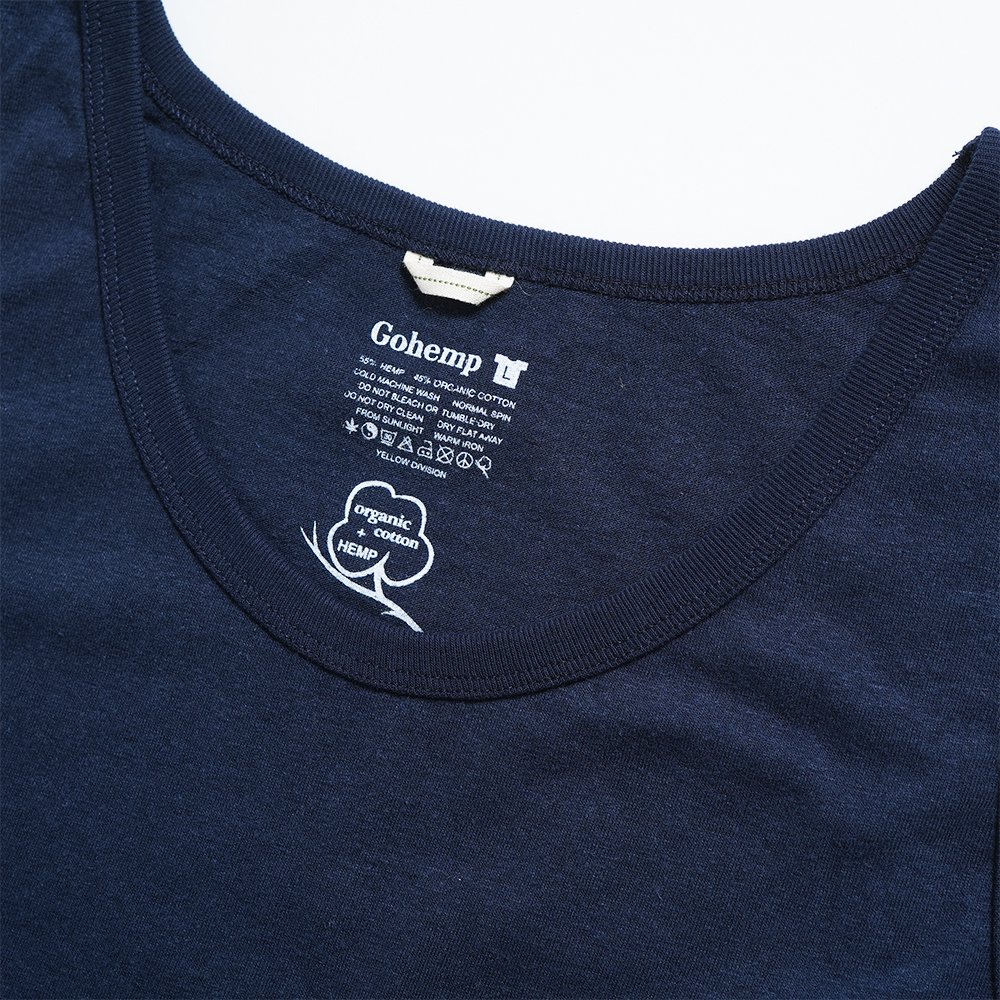 GOHEMP ( ゴーヘンプ ) タンクトップ FINEDAY TANKTOP ( MARINE NAVY