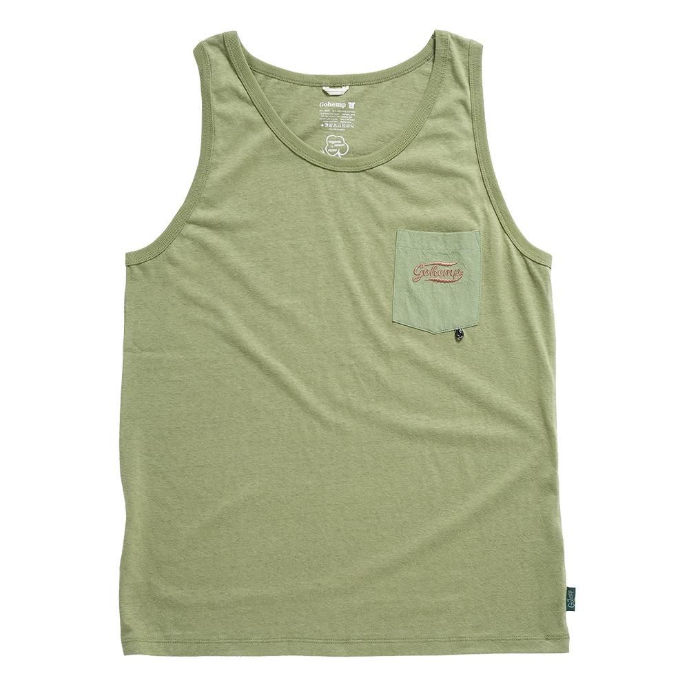 GOHEMP ( إ ) 󥯥ȥå FINEDAY TANKTOP ( GREEN TEA ) GHC4295FBP