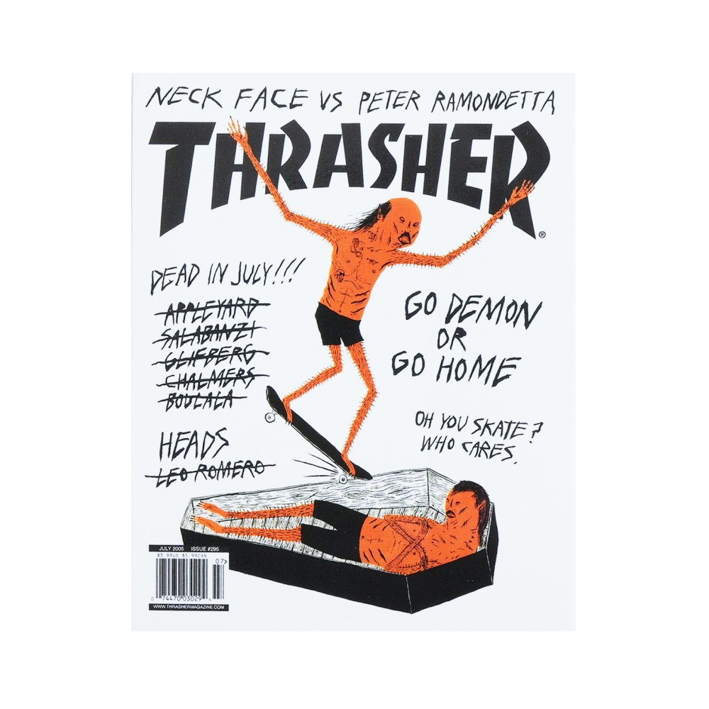 THRASHER ( å㡼 ) ƥå NECKFACE COVER STICKER