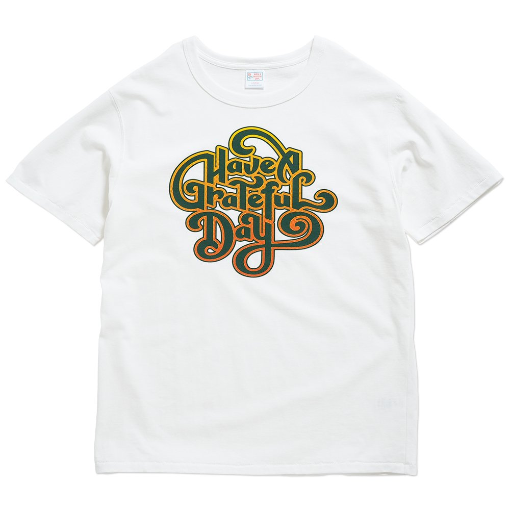 HAVE A GRATEFUL DAY ( ハブアグレイトフルデイ ) Tシャツ SOUTHERN LOGO TEE ( WHITE / GREEN ) GDC0216SUTH