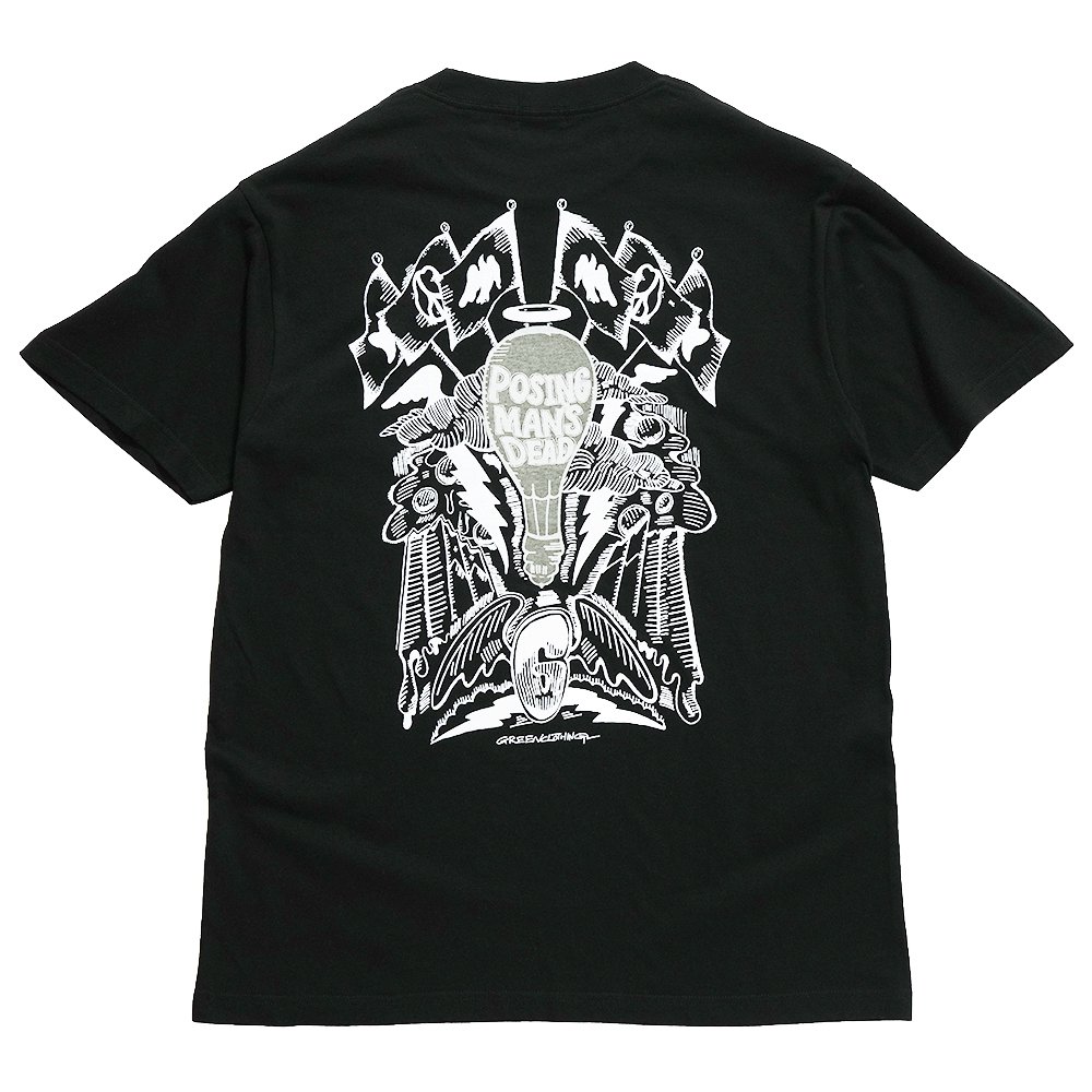 GREENCLOTHING ( グリーンクロージング ) 2023 Summer Tシャツ #4 Melting Pot Degarashi ( BLACK )