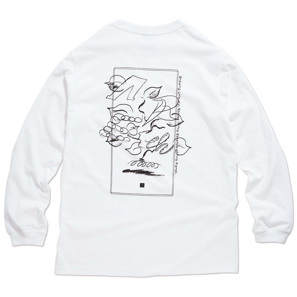 AREth ( アース ) 2023 ロンTEE PLANT L/S T-SHIRTS ( WHITE )