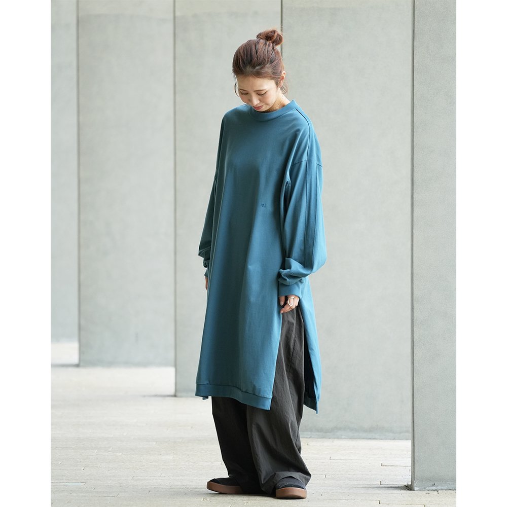 MOUN TEN. ( ޥƥ ) ԡ ORGANIC LOGO DRESS ͥ ( MARINE BLUE ) MT72-1204