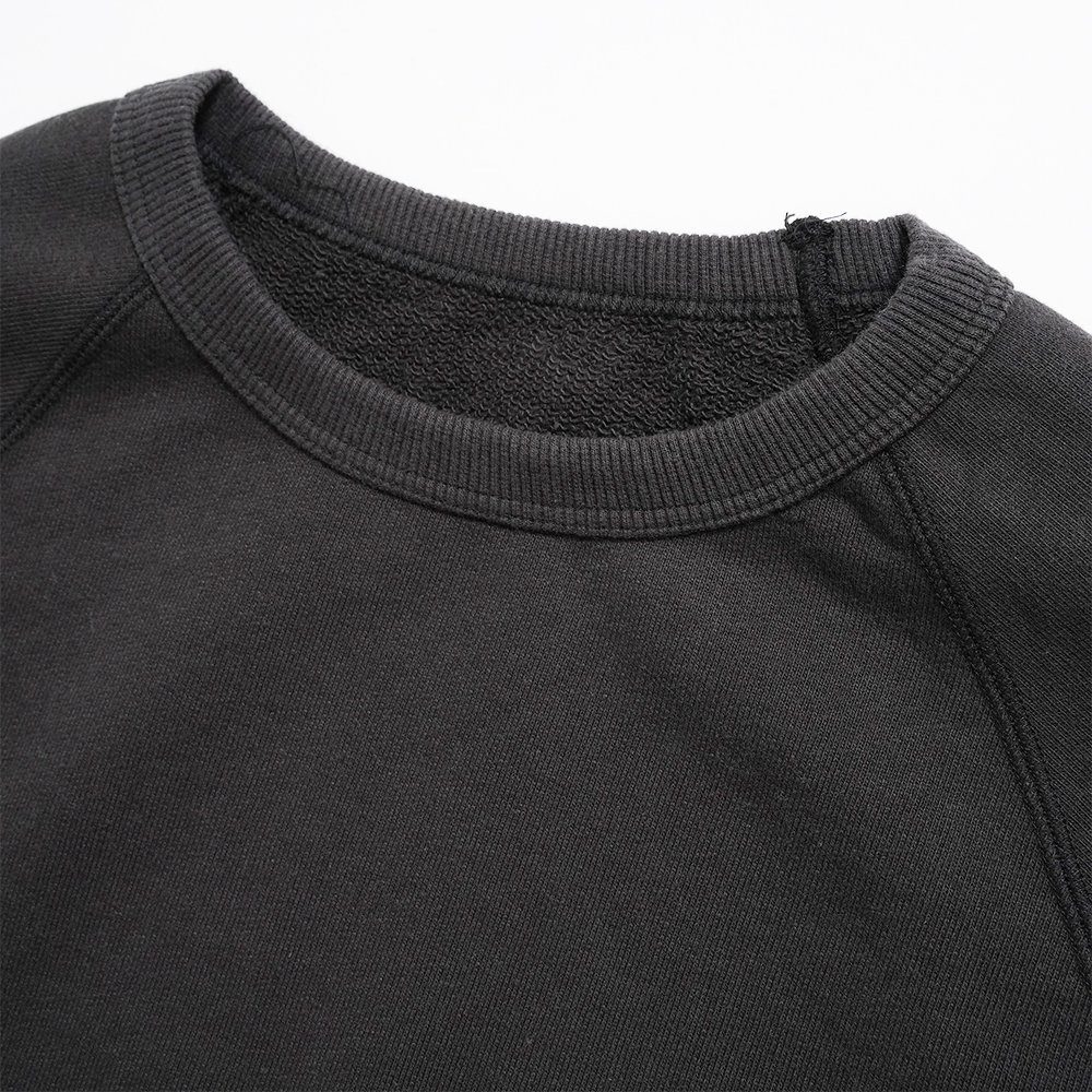 WAX ( ワックス ) スウェットシャツ CUT OFF SWEAT SHIRTS ( BLACK