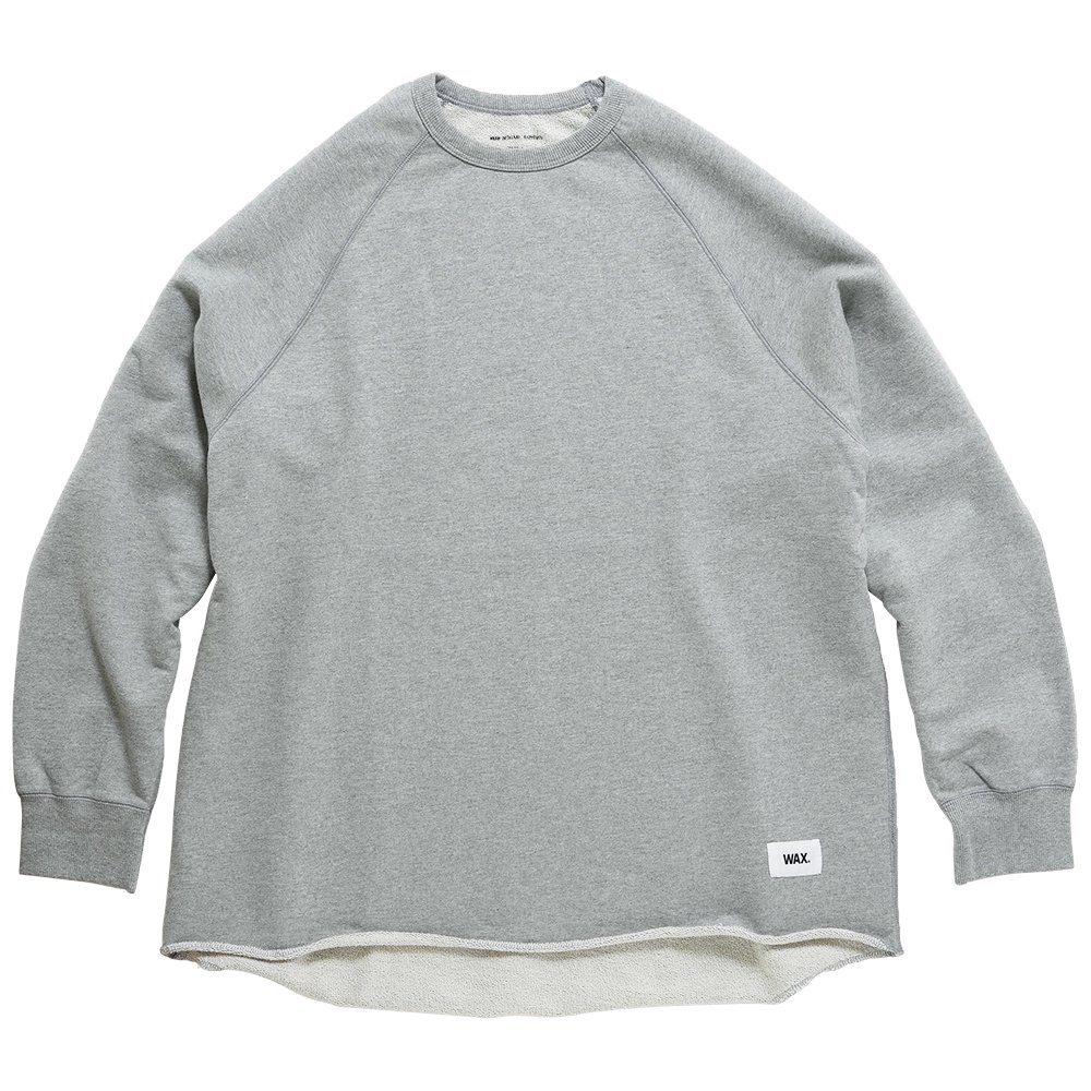 WAX ( ワックス ) スウェットシャツ CUT OFF SWEAT SHIRTS ( GRAY ) WX