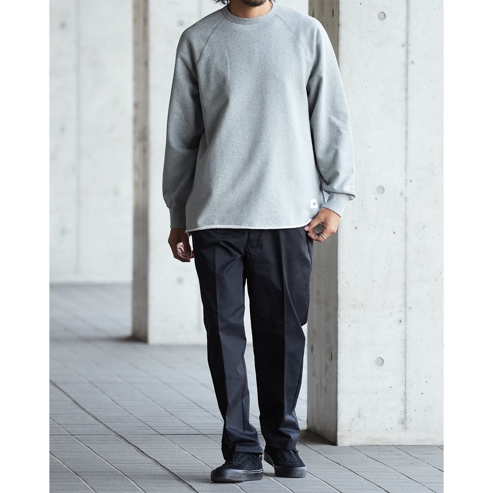 WAX ( ワックス ) スウェットシャツ CUT OFF SWEAT SHIRTS ( GRAY ) WX