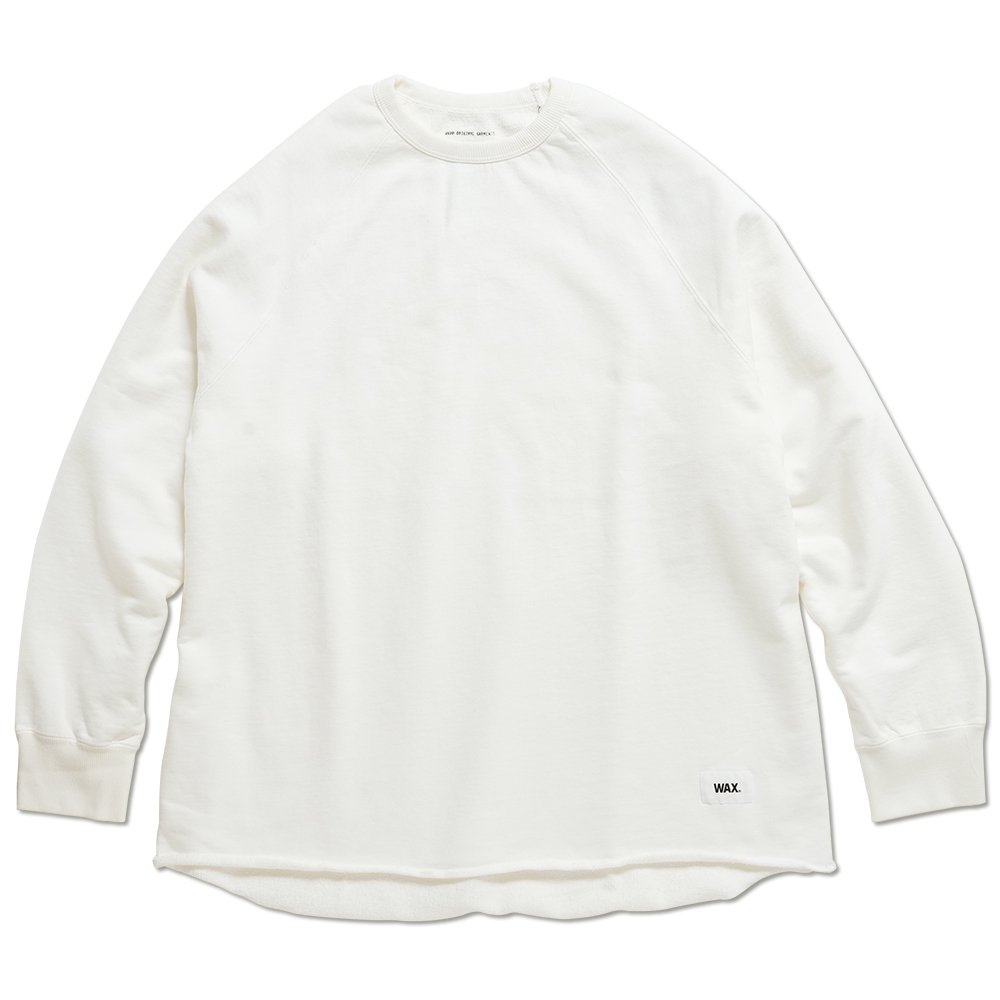 WAX ( ワックス ) スウェットシャツ CUT OFF SWEAT SHIRTS ( WHITE