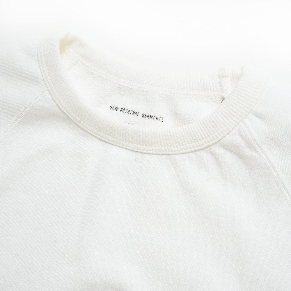 WAX ( ワックス ) スウェットシャツ CUT OFF SWEAT SHIRTS ( WHITE