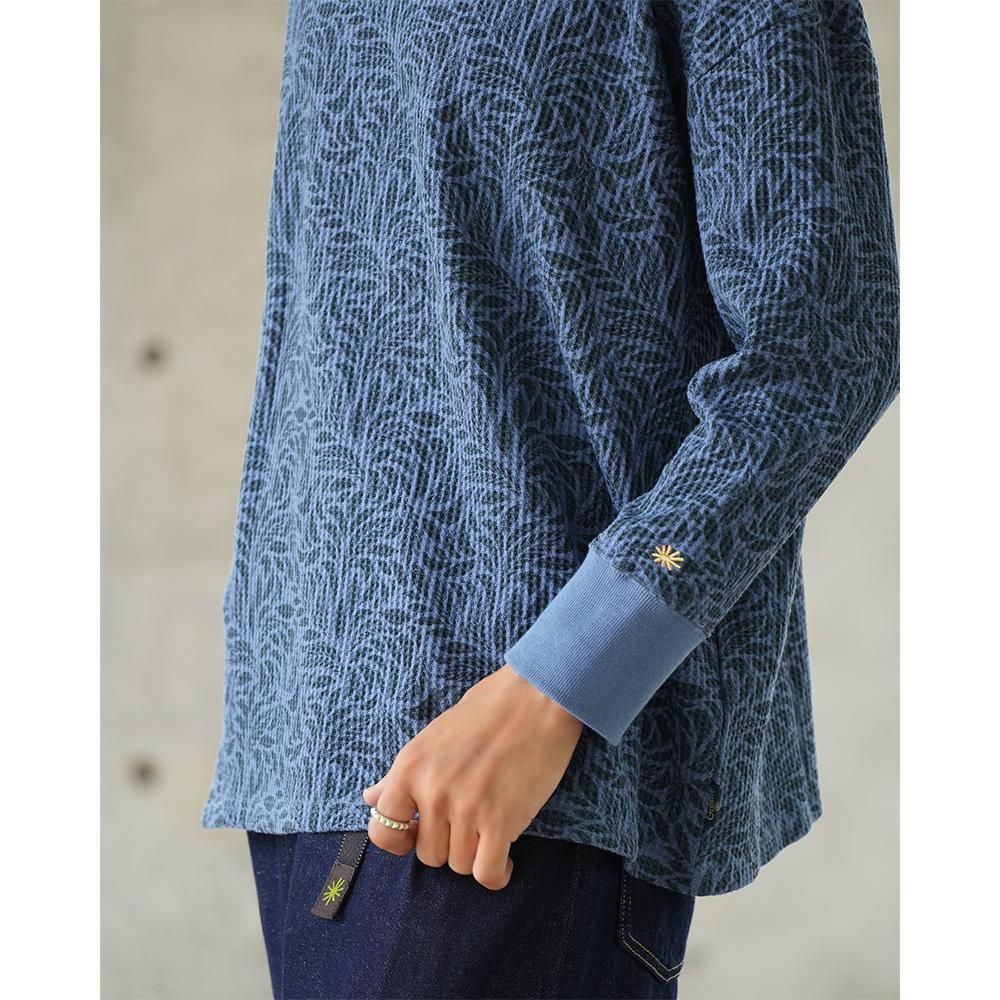 GOHEMP ( ゴーヘンプ ) ロンTEE HEMP WAFFLE WIDE CREW ( LAKE GOHEMP ( ゴーヘンプ ) ロンTEE HEMP WAFFLE WIDE CREW ( LAKE