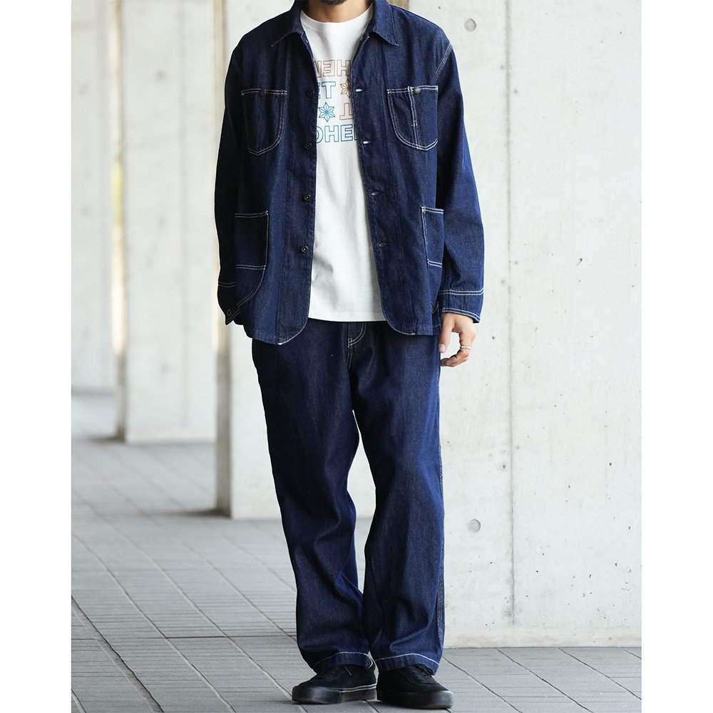 GOHEMP ( ゴーヘンプ ) COVER ALL JACKET ( ONE WASH ) GHJ6161THO 