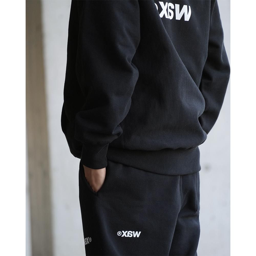 WAX ( ワックス ) スウェットパンツ WAX TRACK PANTS ( BLACK ) WX-0318 - JAU／REMILLAレミーラ,  GOHEMPゴーヘンプ, HAVE A GRATEFUL DAY, DEVADURGA, AREth, GREENCLOTHING,