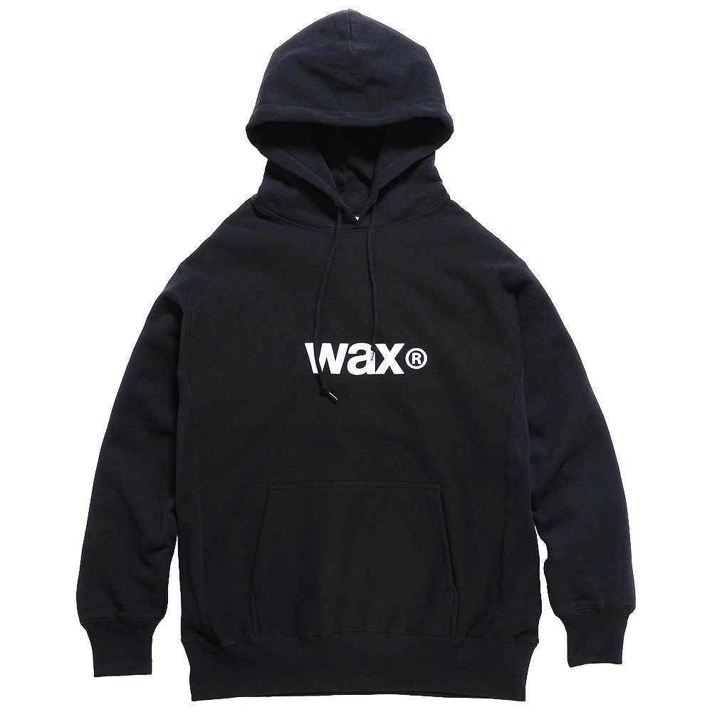 WAX ( ワックス ) プルオーバーパーカー WAX HOODIE ( BLACK ) WX-0316