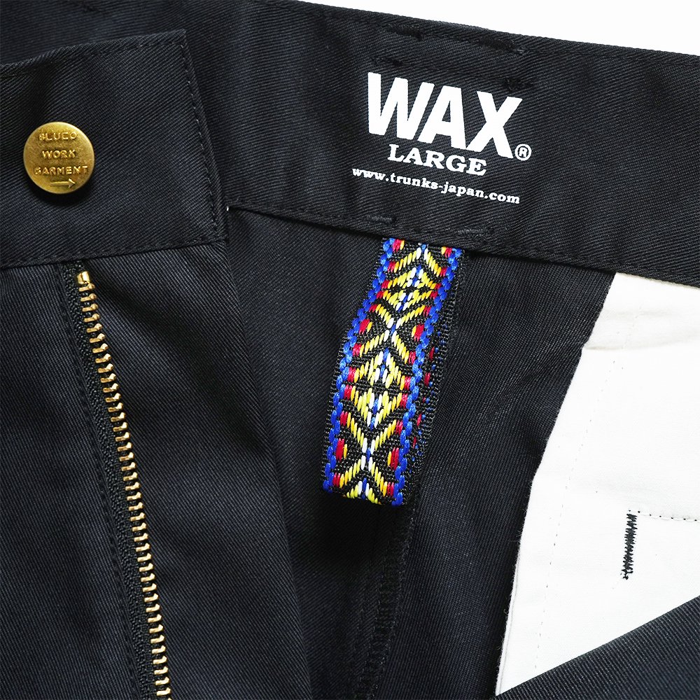 WAX ( ワックス ) パンツ BLUCO × WAX WIDE TAPERED WORK PANTS ( BLACK ) WXB-003 -  JAU／REMILLAレミーラ, GOHEMPゴーヘンプ, HAVE A GRATEFUL DAY, DEVADURGA, AREth,