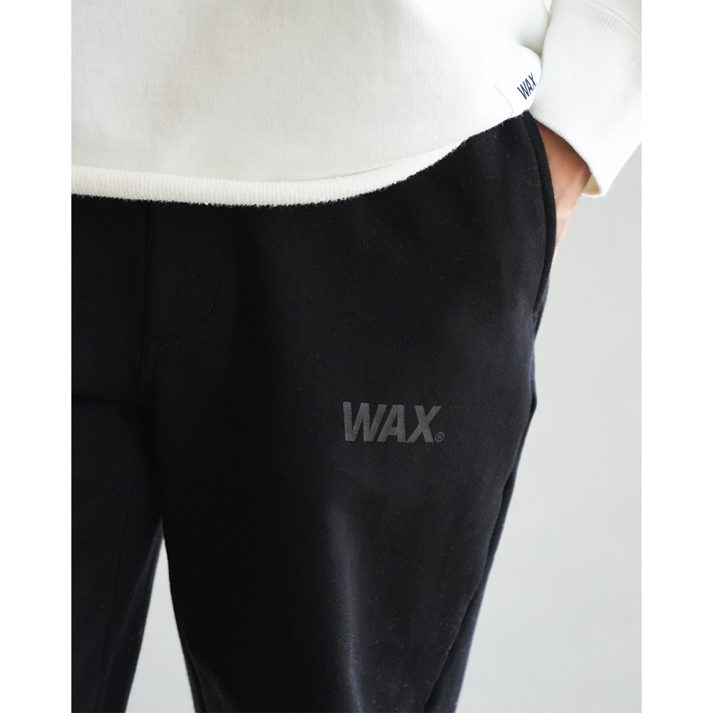 WAX ( ワックス ) スウェットパンツ SLIM TRACK PANTS ( BLACK ) WX