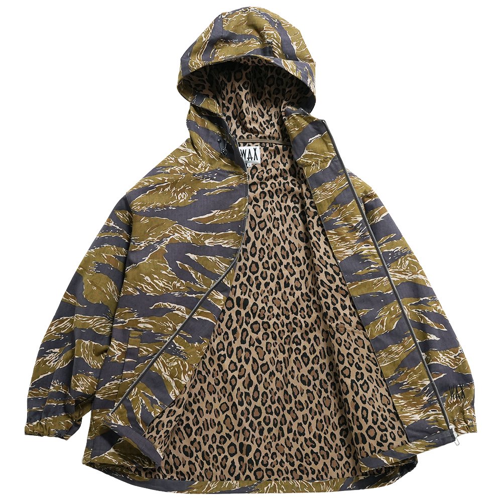 WAX ( ワックス ) ジャケット BALLOON HOOD JACKET ( TIGER CAMO ) WX