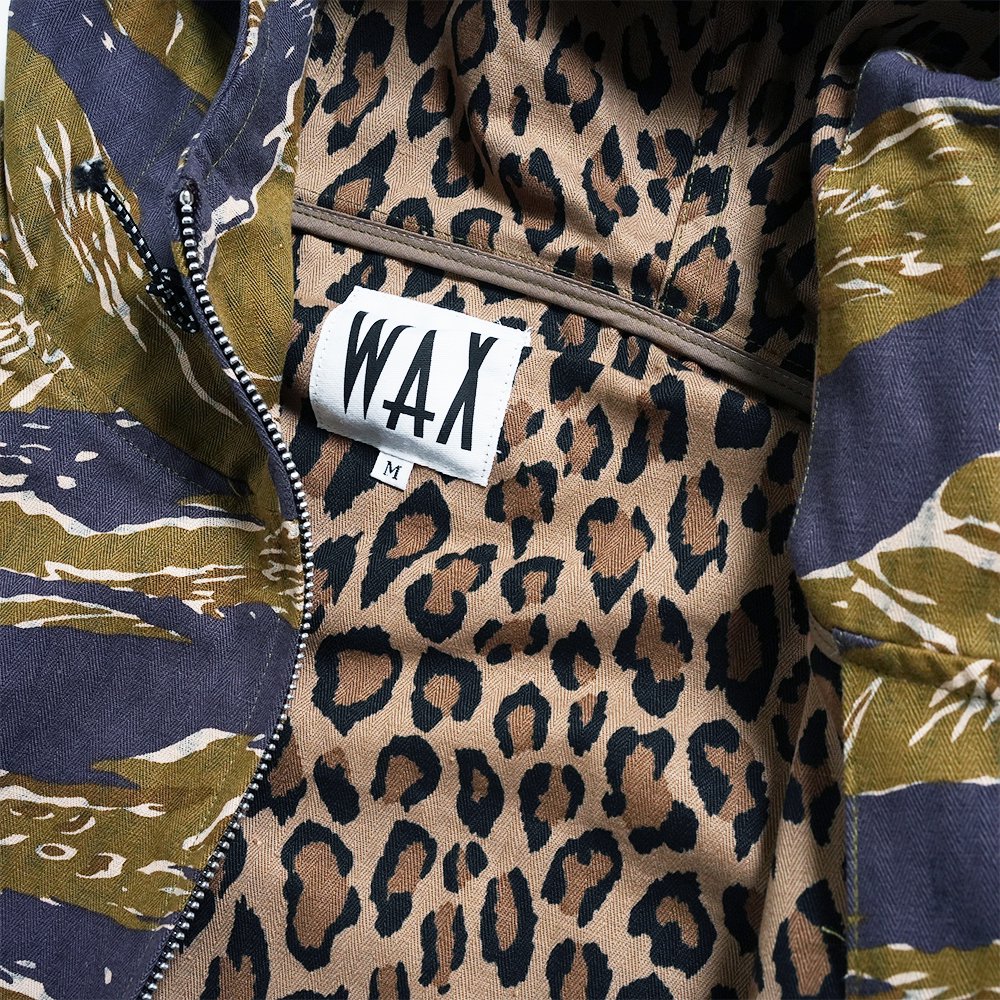 WAX ( ワックス ) ジャケット BALLOON HOOD JACKET ( TIGER CAMO ) WX