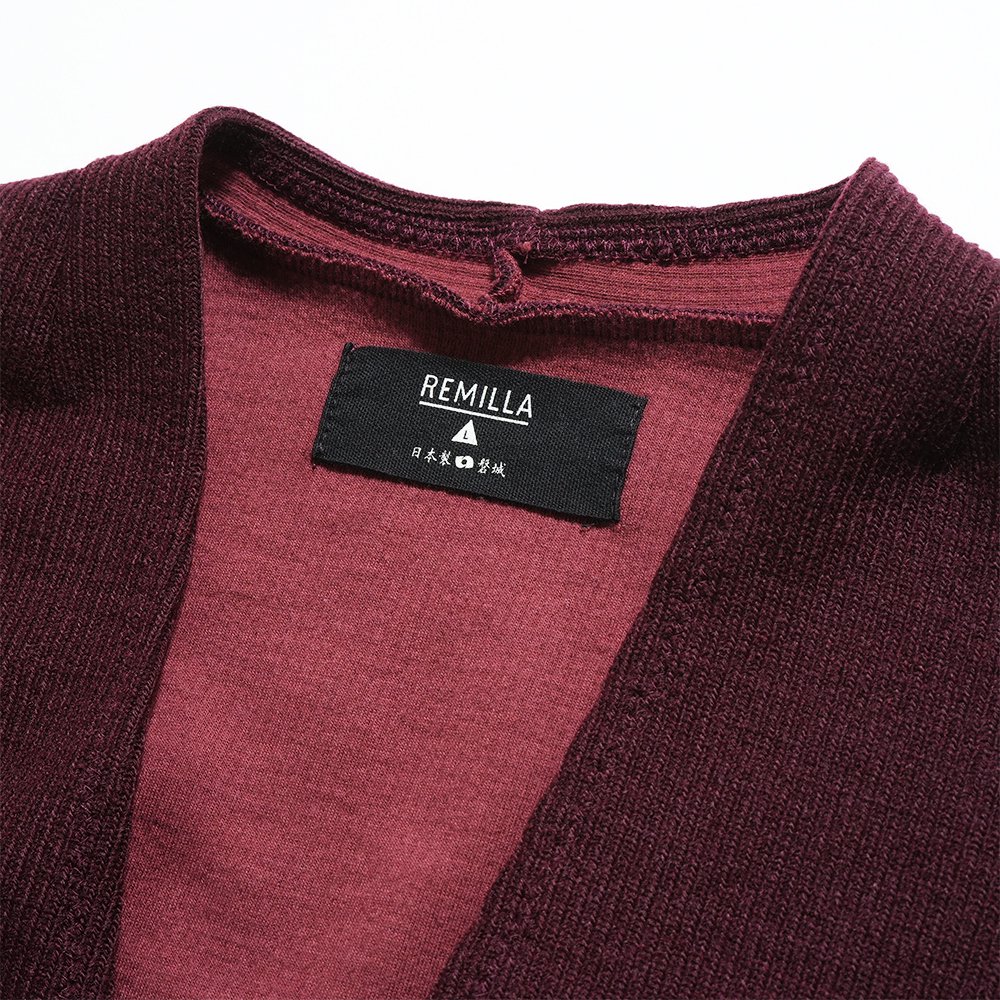 remilla ( レミーラ ) 2023 Autumn/Winter モカカーデ ( エンジ