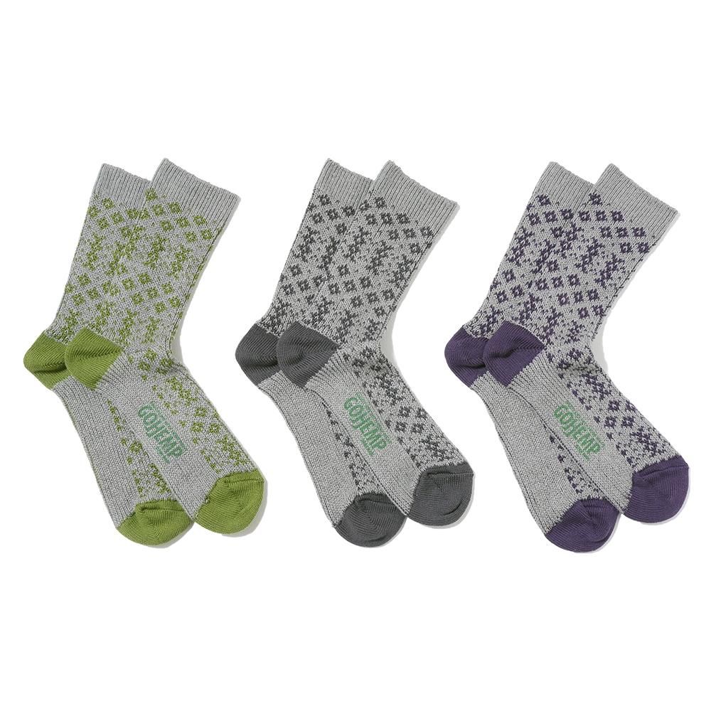 GOHEMP ( إ ) إץå JQ THREE QUARTER SOCKS GHG0090GLL