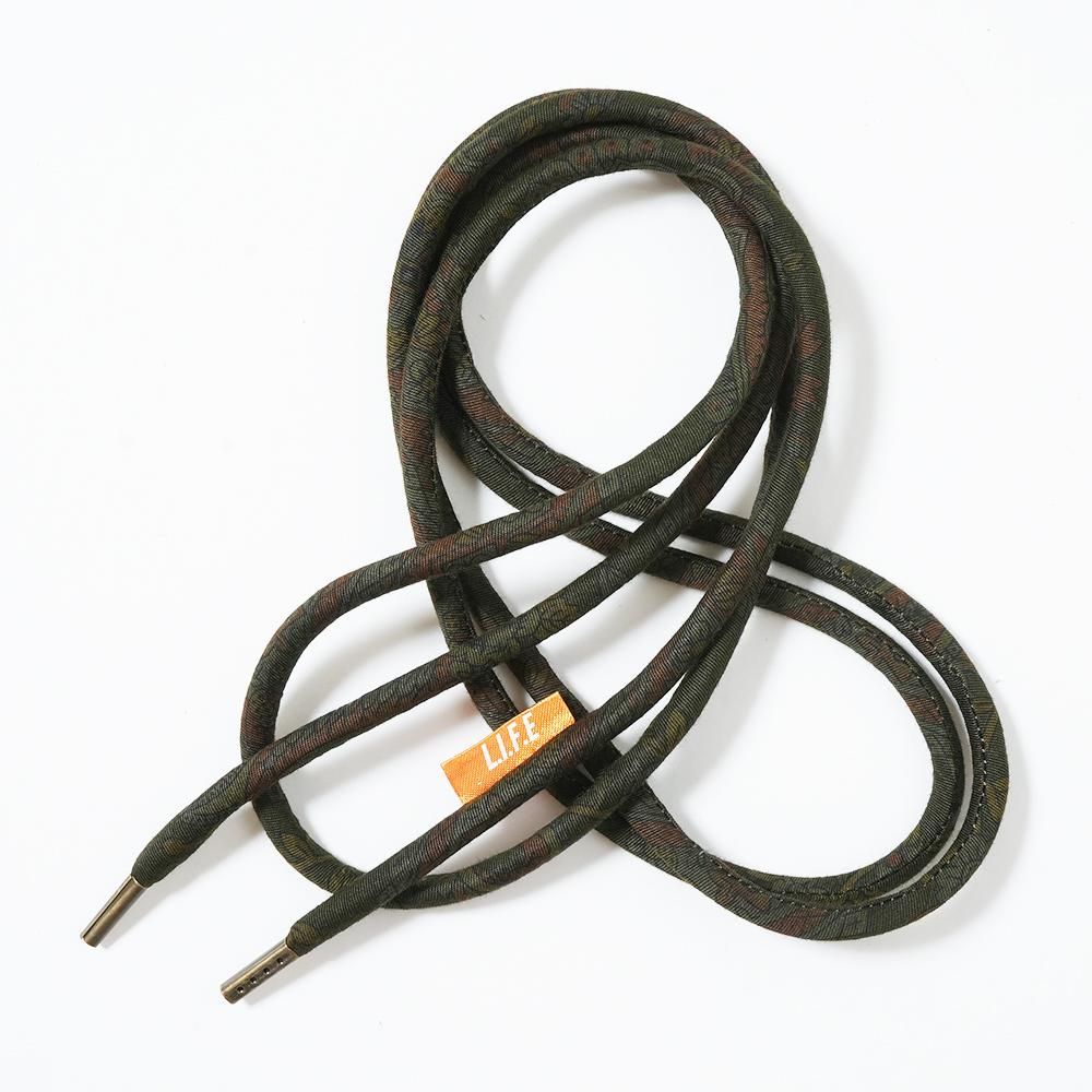 LIVE IN FAB EARTH ( ֥ե֥ ) 塼졼٥ L.I.F.E SHOELACE BELT ( GREEN GARA )