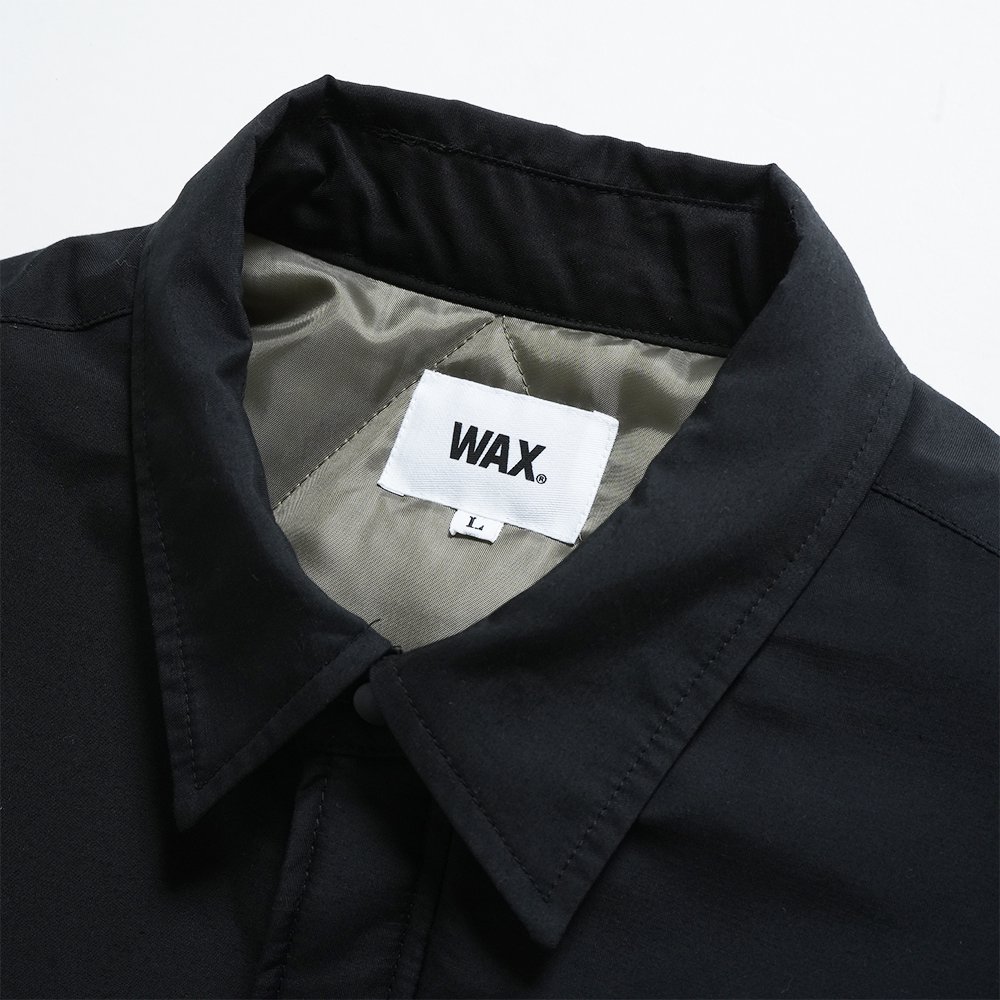 WAX ( ワックス ) ジャケット QUILTED LINED SHIRTS JACKET ( BLACK ) WX-0297 -  JAU／REMILLAレミーラ, GOHEMPゴーヘンプ, HAVE A GRATEFUL DAY, DEVADURGA, AREth,  GREENCLOTHING,