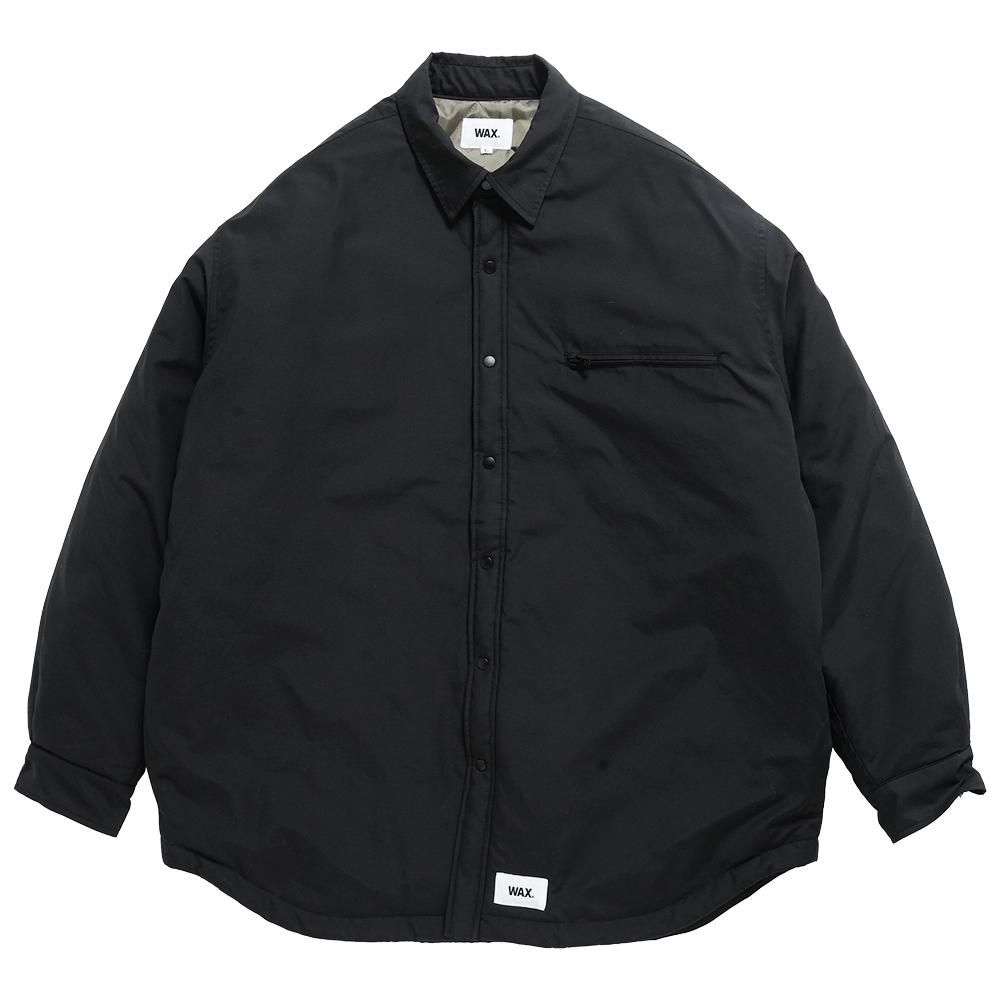 WAX ( å ) 㥱å QUILTED LINED SHIRTS JACKET ( BLACK ) WX-0297