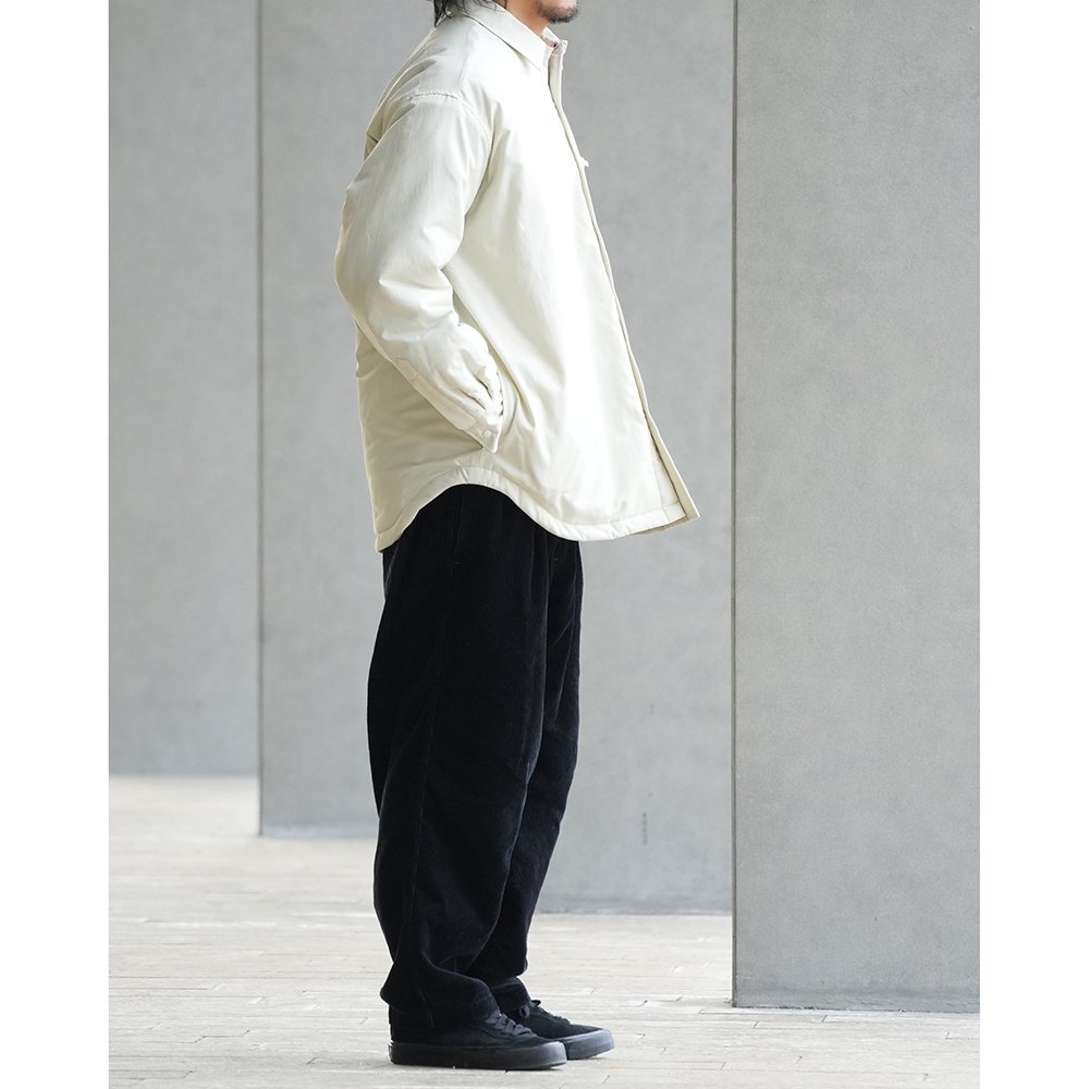 WAX ( ワックス ) ジャケット QUILTED LINED SHIRTS JACKET ( CREAM ...