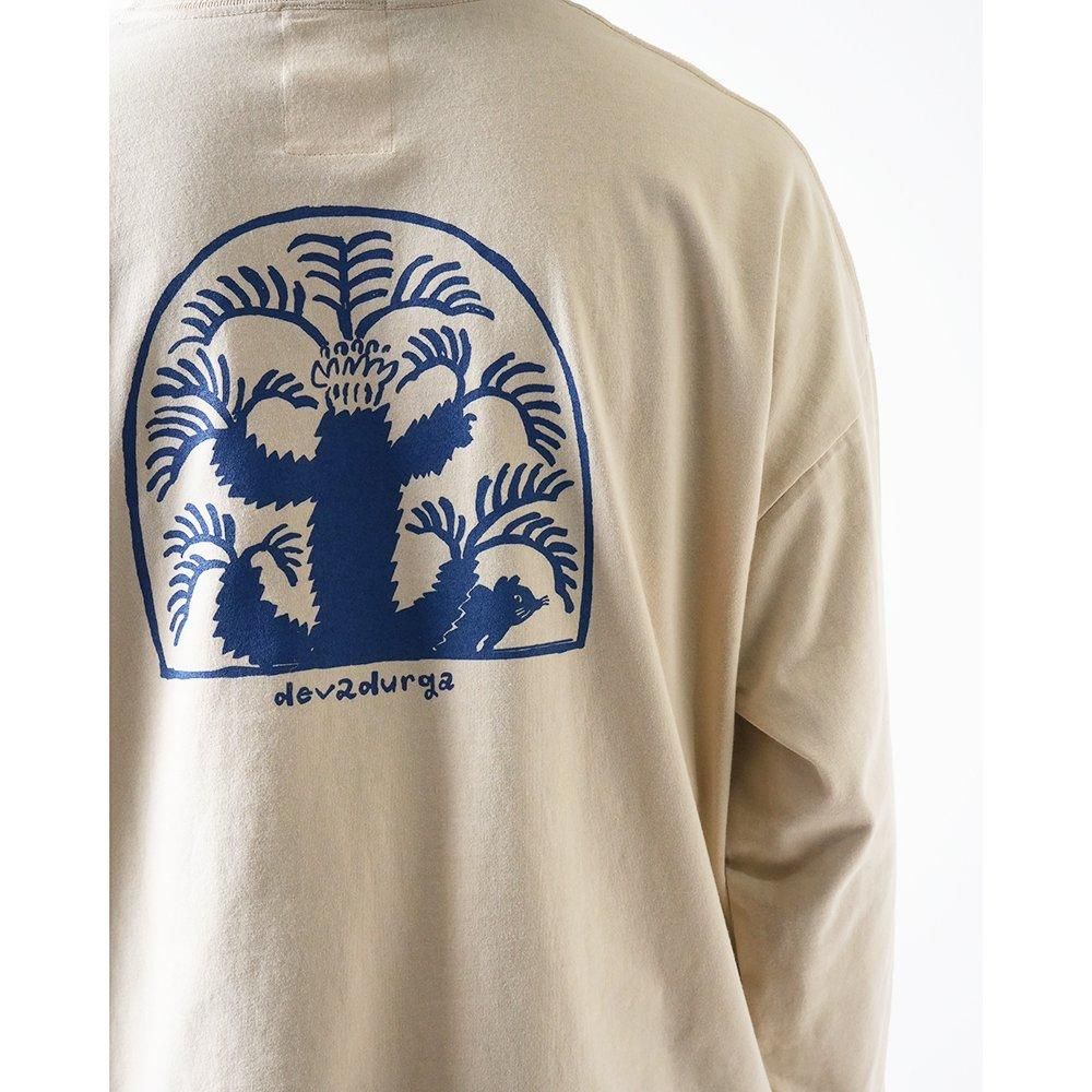 devadurga ( デヴァドゥルガ ) ロンTEE PALM WIDE L/S CUT SEW ( BEIGE ) dg-1529 - JAU/REMILLAレミーラ, GOHEMPゴーヘンプ, HAVE A GRATEFUL DAY, DEVADURGA, AREth, GREENCLOTHING, GENTEMSTICK 正規通販店 兵庫姫路 アパレルスノーボードスケートボードスケボー devadurga ( デヴァドゥルガ ) ロンTEE PALM WIDE L/S CUT SEW ( BEIGE ) dg-1529 - JAU/REMILLAレミーラ, GOHEMPゴーヘンプ, HAVE A GRATEFUL DAY, DEVADURGA, AREth, GREENCLOTHING, GENTEMSTICK 正規通販店 兵庫姫路 アパレルスノーボードスケートボードスケボー