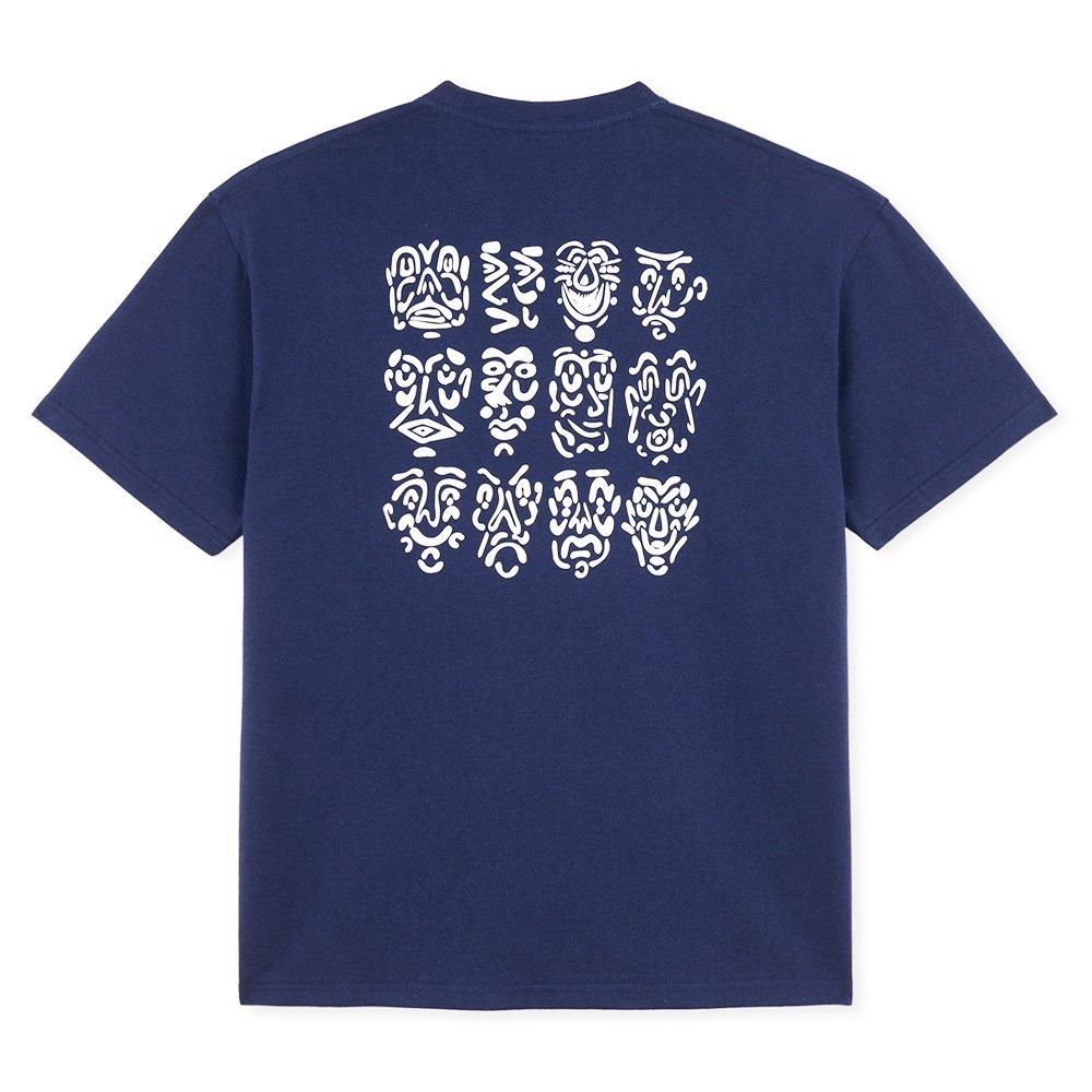 POLAR SKATE CO. ( ݡ顼 ) T 12 FACES TEE ( DARK BLUE )