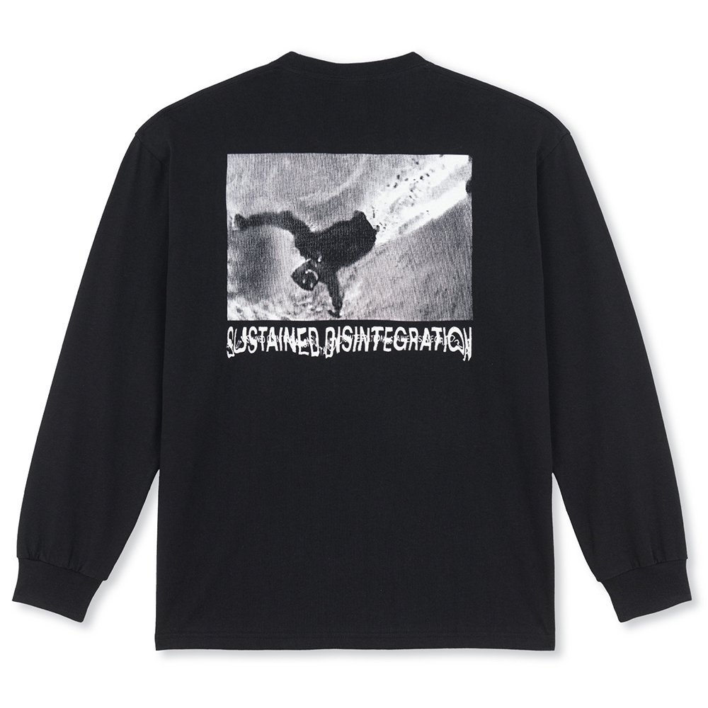 POLAR SKATE CO. ( ポーラー ) ロングスリーブ SUSTAINED DISINTEGRATION LS TEE ( BLACK )  - JAU／REMILLAレミーラ, GOHEMPゴーヘンプ, HAVE A GRATEFUL DAY, DEVADURGA, AREth,  GREENCLOTHING, GENTEMSTICK 正規通販店 兵庫姫路 アパレルスノーボードスケートボード ...