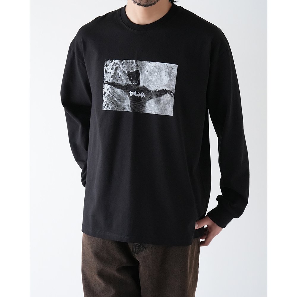 POLAR SKATE CO. ( ポーラー ) ロングスリーブ SUSTAINED DISINTEGRATION LS TEE ( BLACK )  - JAU／REMILLAレミーラ, GOHEMPゴーヘンプ, HAVE A GRATEFUL DAY, DEVADURGA, AREth,  GREENCLOTHING, GENTEMSTICK 正規通販店 兵庫姫路 アパレルスノーボードスケートボード ...