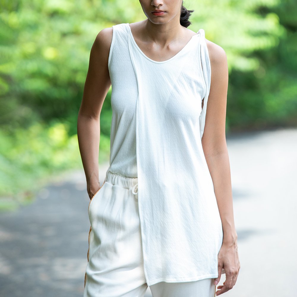 KiiRA (  ) 2024S/S 󥯥ȥå ASYMMETRY TANK-TOP ki-4414