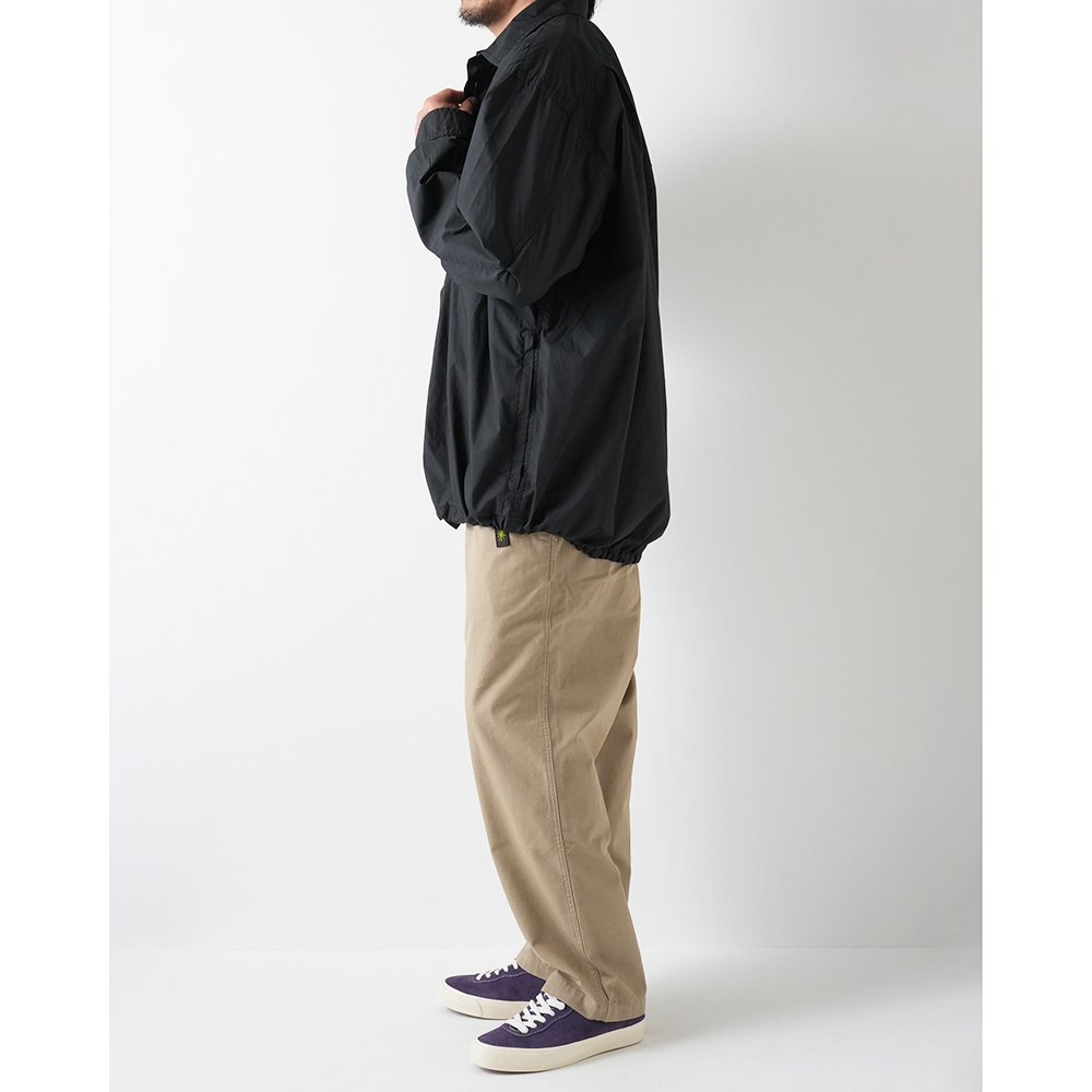 WAX ( ワックス ) シャツジャケット BALLOON SHIRTS JACKET ( BLACK ...