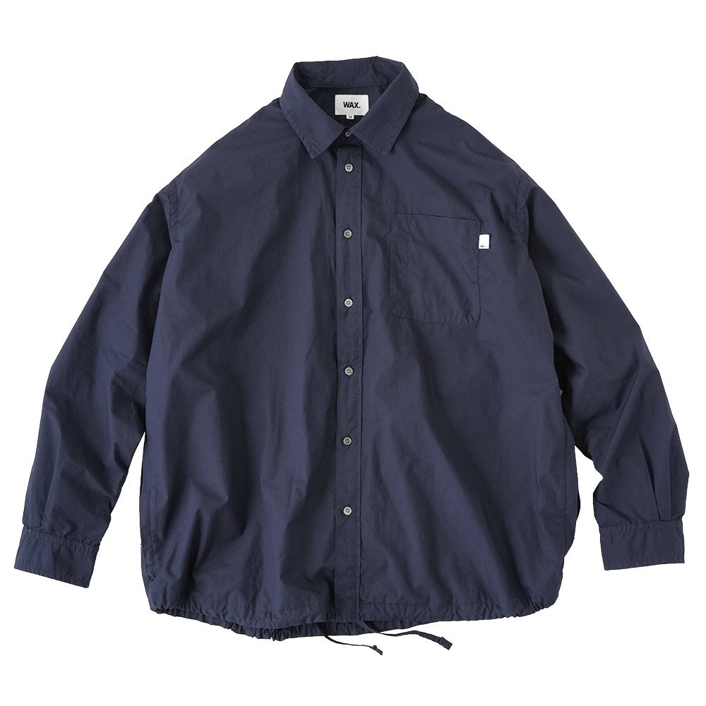 WAX ( å ) Х롼󥷥 BALLOON SHIRTS JACKET ( NAVY ) WX-0329