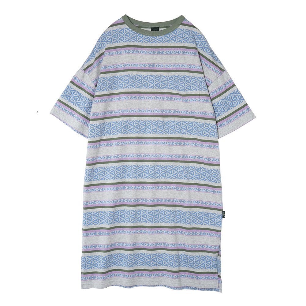 GOHEMP ( ゴーヘンプ ) ワンピース SLIT WIDE ONE PIECE ( ASH HEATHER