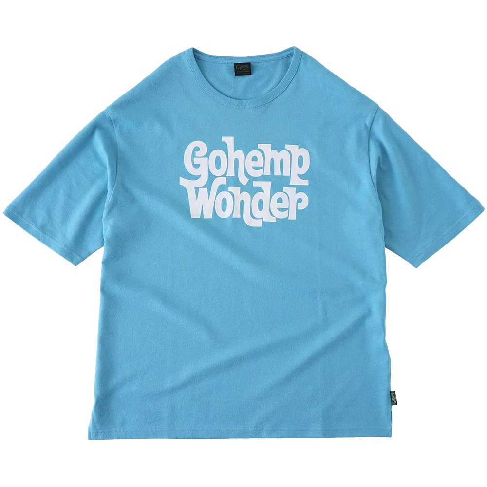 GOHEMP ( إ ) T HALF SLEEVE WIDE FITS TEE ( SKY BLUE ) GHC4328WND