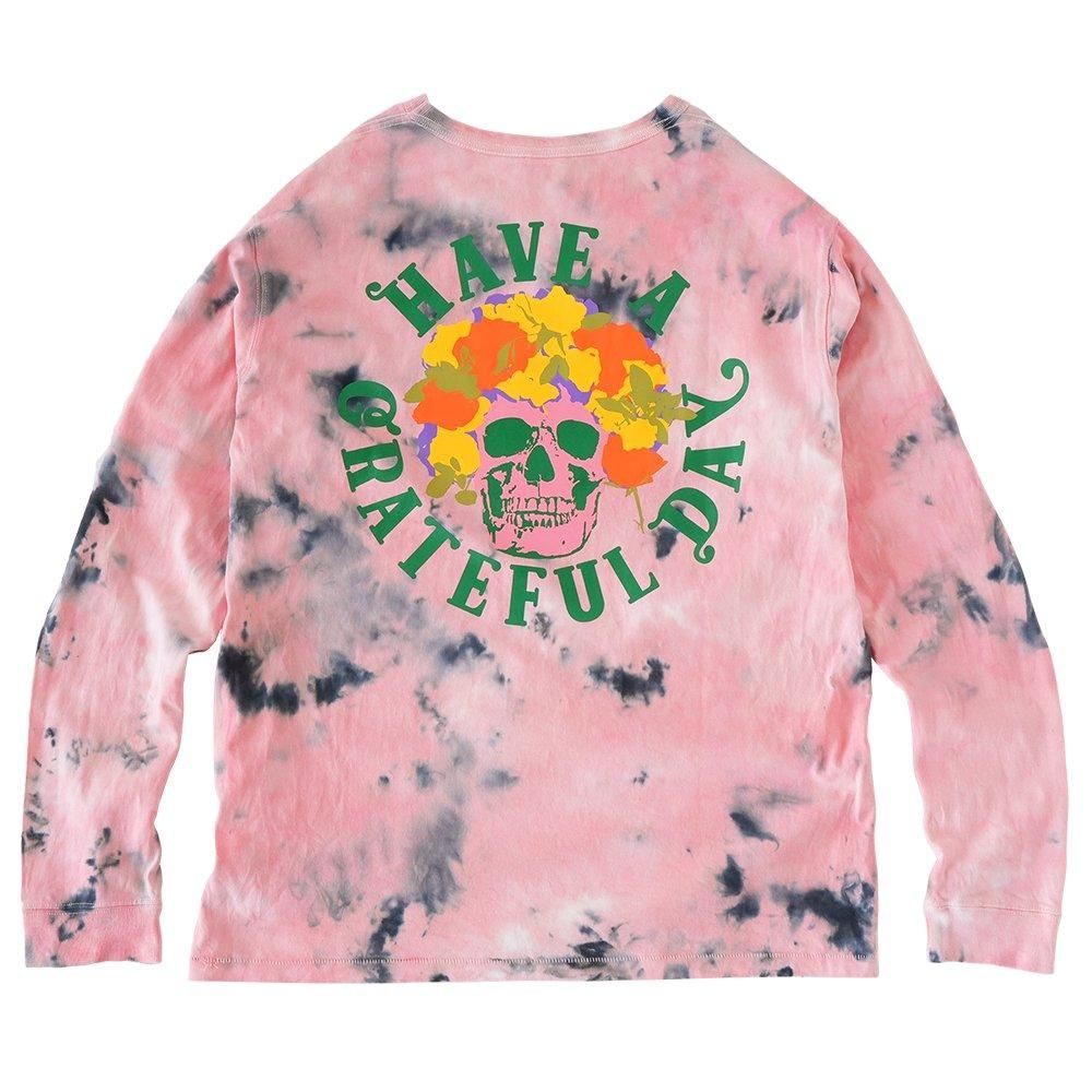 HAVE A GRATEFUL DAY ( ϥ֥쥤ȥեǥ ) TEE BERTHA TIE DYE L/S T-SHRT GDC0276BRTH