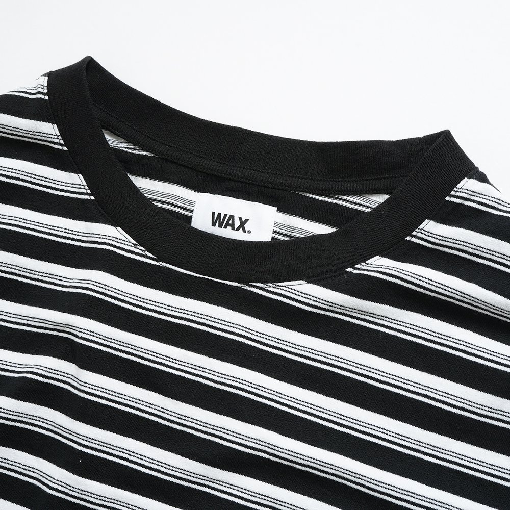 WAX ( ワックス ) ロンTEE STRIPE BAGGIES LONG TEE ( BLACK ) WX-0347 ...