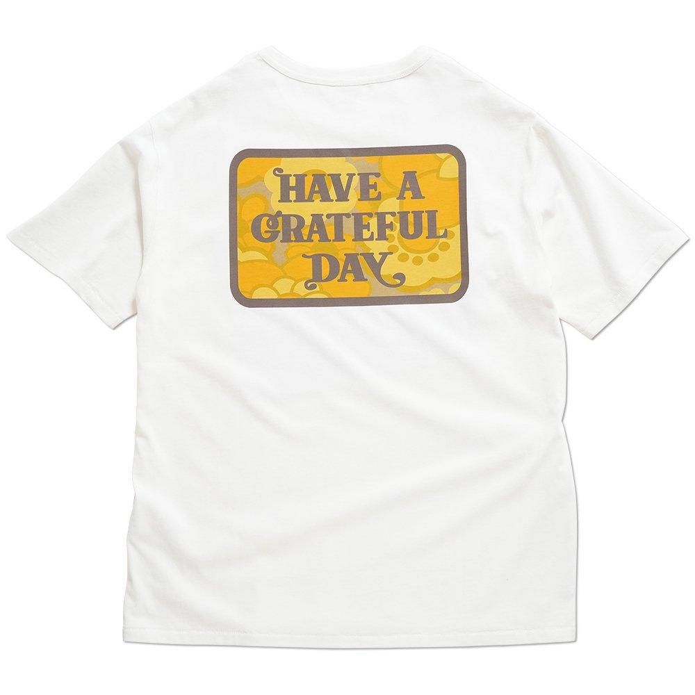 新品HAVE A GRATEFUL DAY 限定ボックスロゴこなれた色落ちロンT