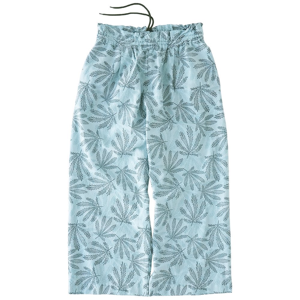 GOHEMP ( إ ) ѥ LADY'S LEAF WIDE PANTS ( BLUE ) GHP8077SLF