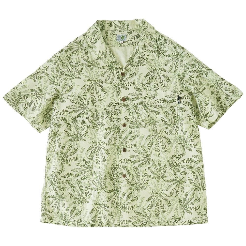 GOHEMP ( إ ) Ⱦµ OPEN MIND SHIRTS ( GREEN ) GHS3066SLF