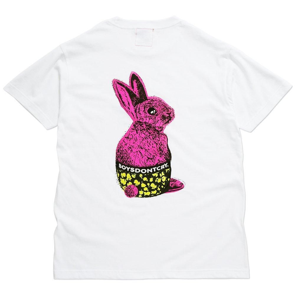 UG ( 桼 ) T BYSDNTCRY. BUNNY FEVER TEE ( WHITE / PINK )