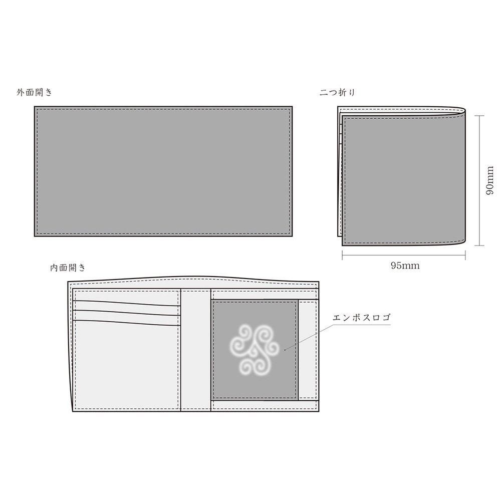 新品 remilla 財布 トーンウォレット 朱色×CML