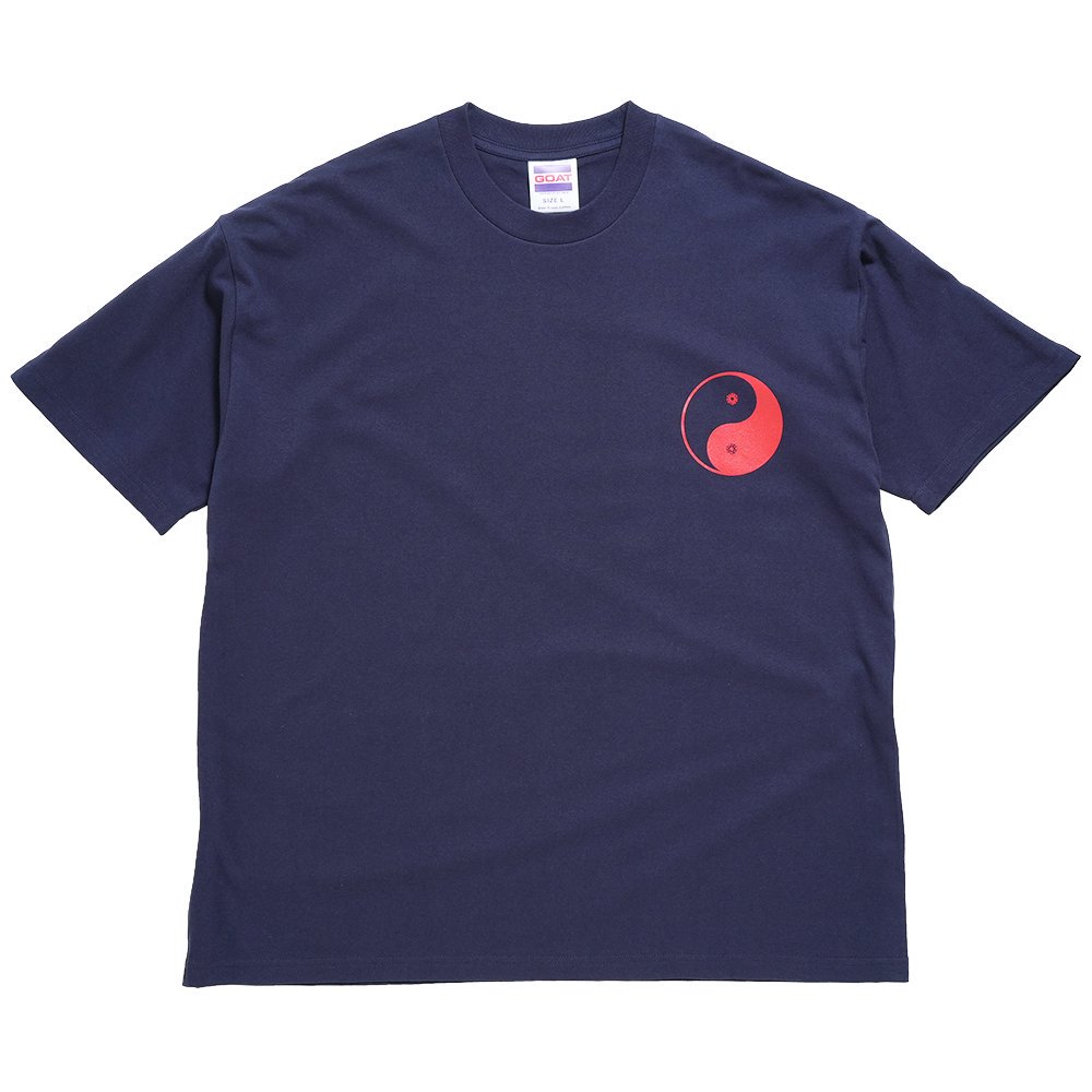 WAX ( å ) T YIN-YANG TEE ( NAVY ) WX-0377