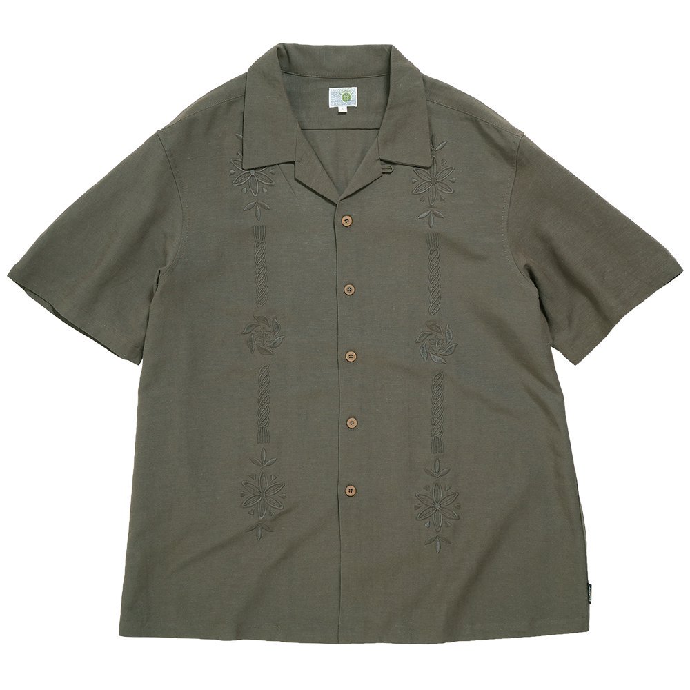 GOHEMP ( ゴーヘンプ ) 麻柄刺繍シャツ OPEN MIND SHIRTS ( BLACK OLIVE ) GHS3066BEB -  JAU／REMILLAレミーラ, GOHEMPゴーヘンプ, HAVE A GRATEFUL DAY, DEVADURGA, AREth,  GREENCLOTHING, GENTEMSTICK 正規通販店 兵庫姫路 アパレルスノーボードスケートボードスケボー ...