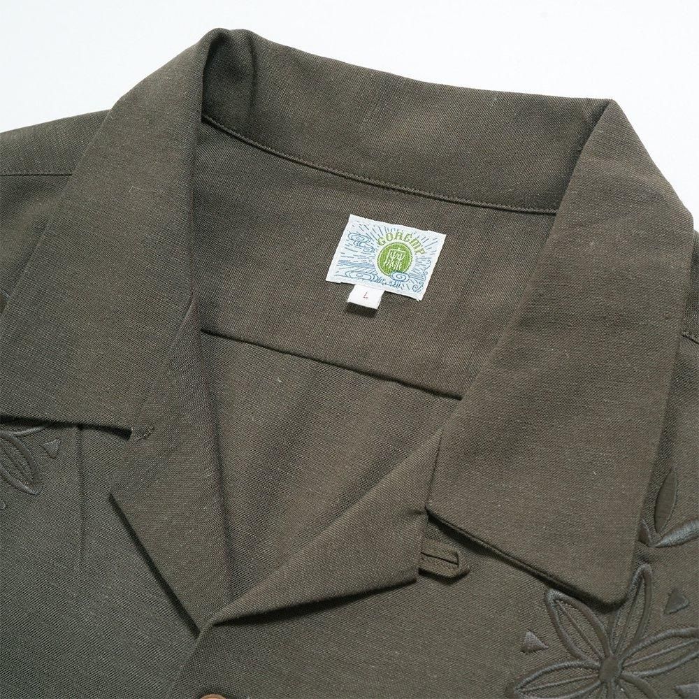 EMBROIDERY SHIRT GOHEMP ヒッピー　シャンブレーシャツ EMBROIDERY SHIRT GOHEMP ヒッピー シャンブレーシャツ