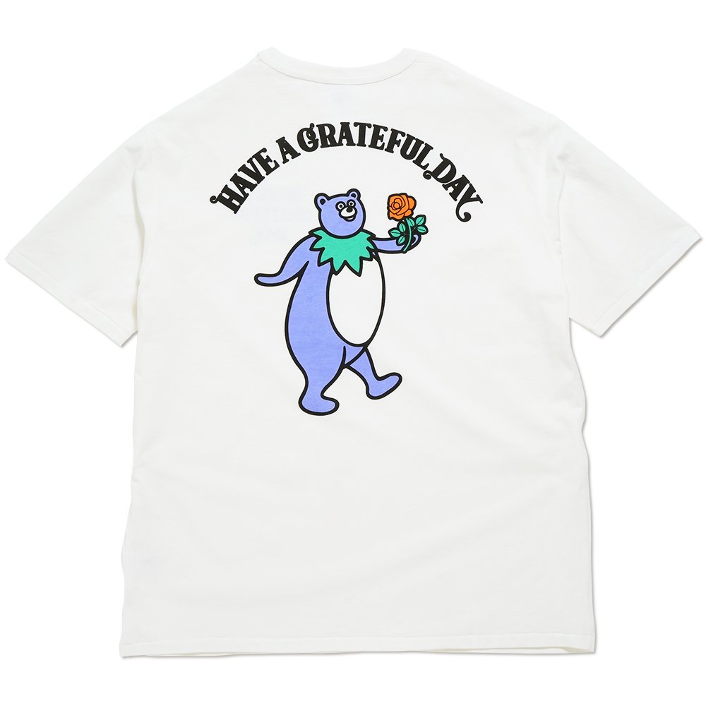 HAVE A GRATEFUL DAY ( ϥ֥쥤ȥեǥ ) T BEAR TEE ( WHITE / LAVENDER ) GDC0311BEAR