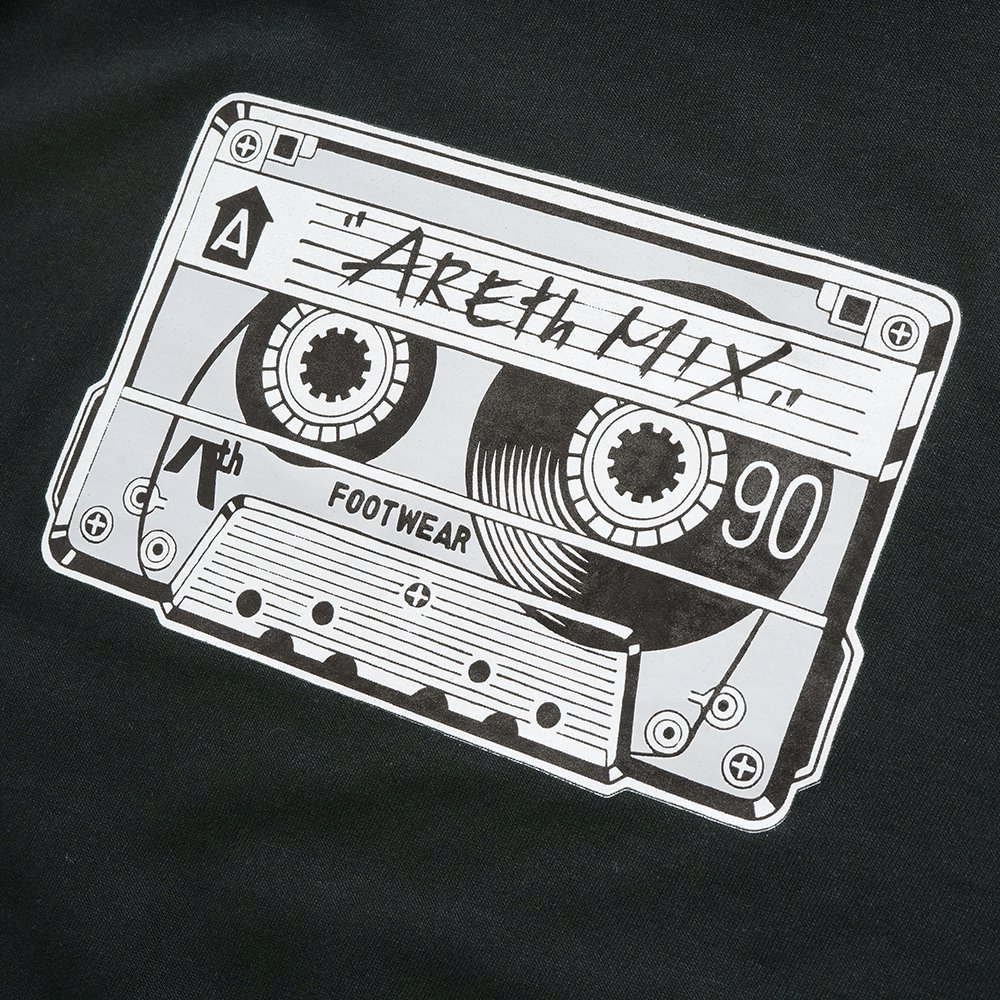 AREth ( アース ) 山木真デザインTシャツ MIX TAPE S/S T-SHIRT ( BLACK ) - JAU／REMILLAレミーラ,  GOHEMPゴーヘンプ, HAVE A GRATEFUL DAY, DEVADURGA, AREth, GREENCLOTHING,  GENTEMSTICK 正規通販店 兵庫姫路 アパレルスノーボードスケートボードスケボーセレクト ...